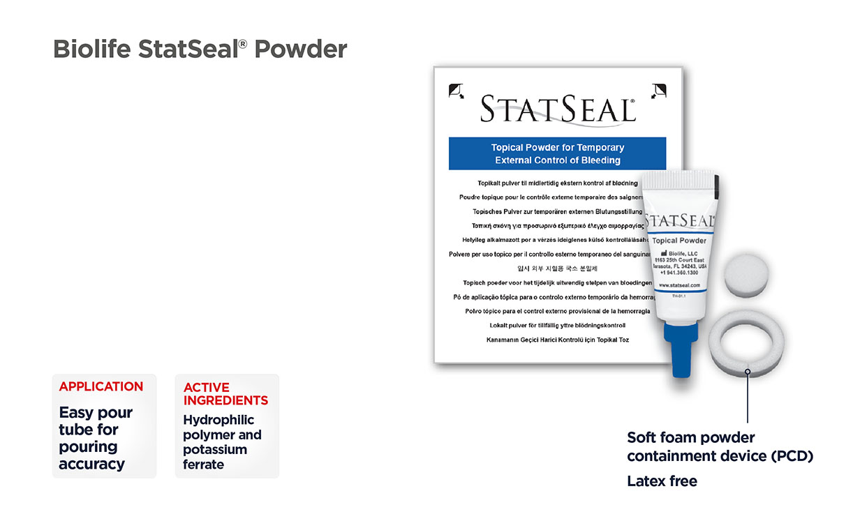 Statseal Powder Specification Cover